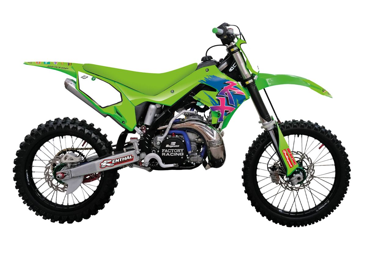 Dekorsett offroad til Kawasaki KX 125 M — Blackbird Racing 8427AA