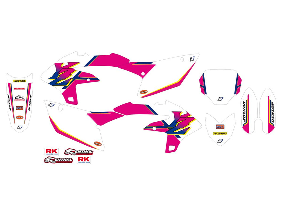 Dekorsett offroad til Yamaha YZ 450 F — Blackbird Racing 2252AA