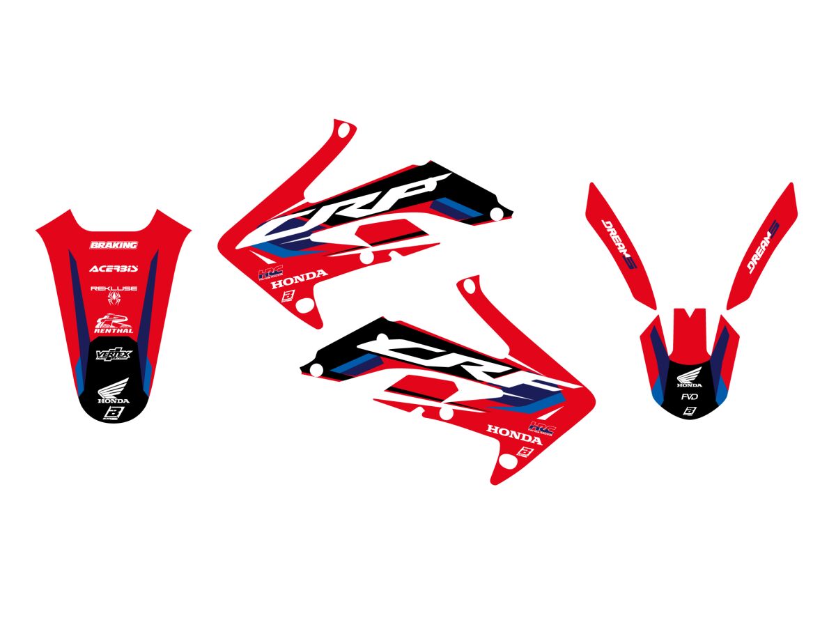 Dekorsett offroad til Honda CRF 450 R — Blackbird Racing 2134AB