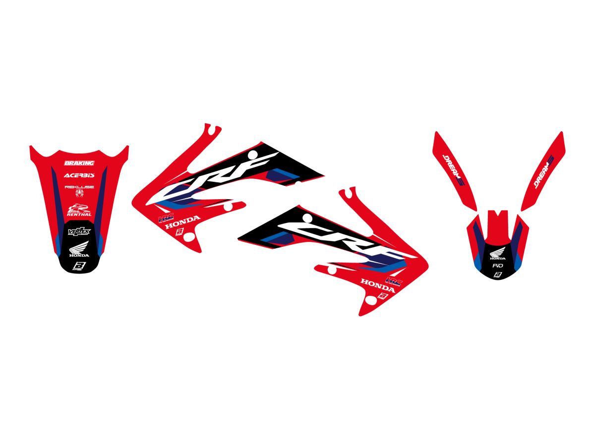Dekorsett offroad til Honda CRF 250 R — Blackbird Racing 2135AB
