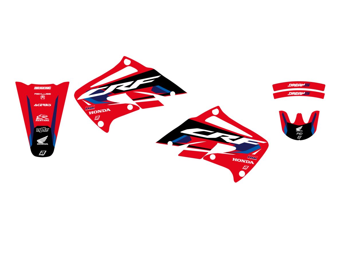 Dekorsett offroad til Honda CRF 450 R — Blackbird Racing 2137AB