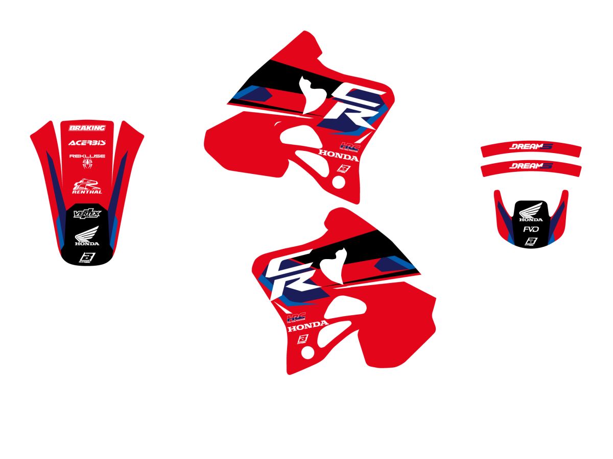 Dekorsett offroad til Honda CR 125 R — Blackbird Racing 2140AB