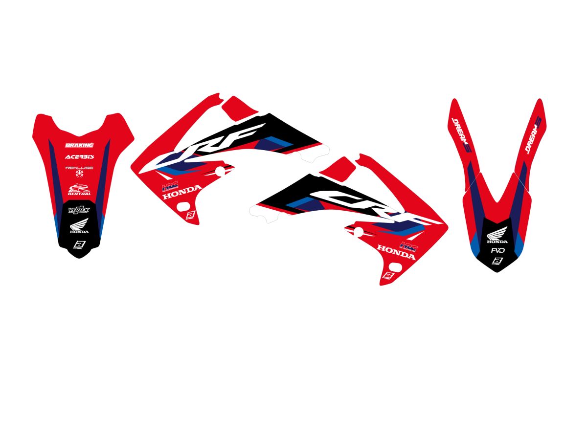 Dekorsett offroad til Honda — Blackbird Racing 2142AB