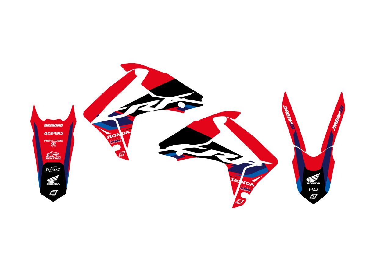 Dekorsett offroad til Honda — Blackbird Racing 2145AB