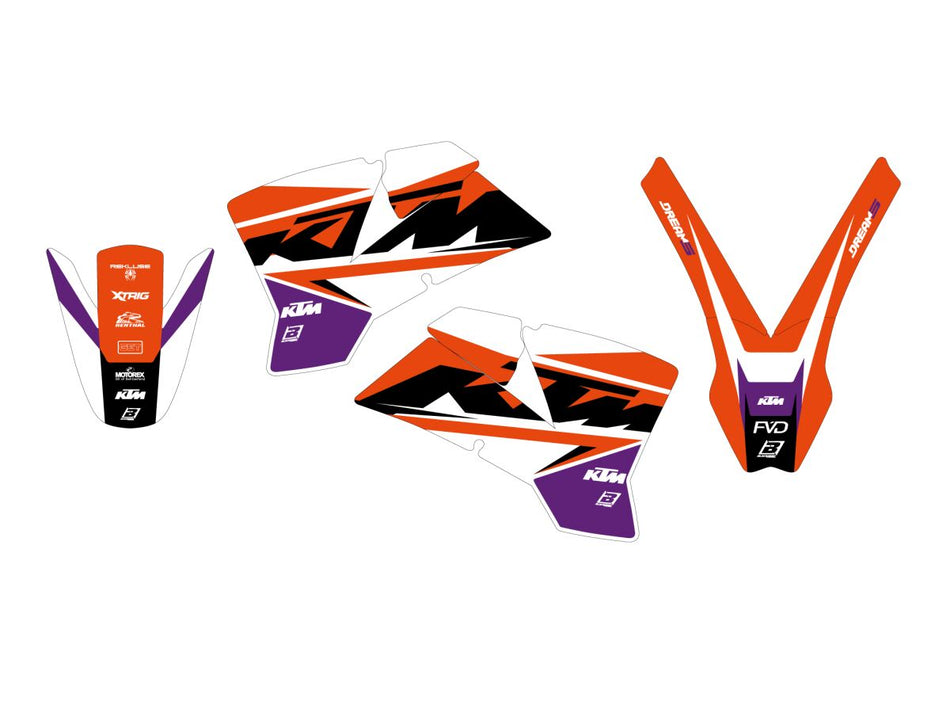 Dekorsett offroad til KTM — Blackbird Racing 2517AB
