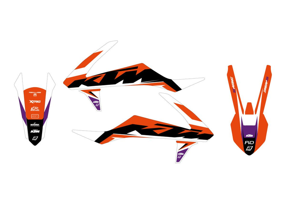 Dekorsett offroad til KTM — Blackbird Racing 2541AB