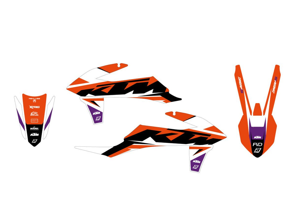 Dekorsett offroad til KTM — Blackbird Racing 2547AB