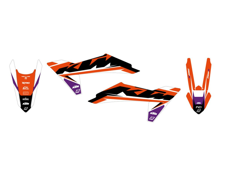 Dekorsett offroad til KTM — Blackbird Racing 2548AB