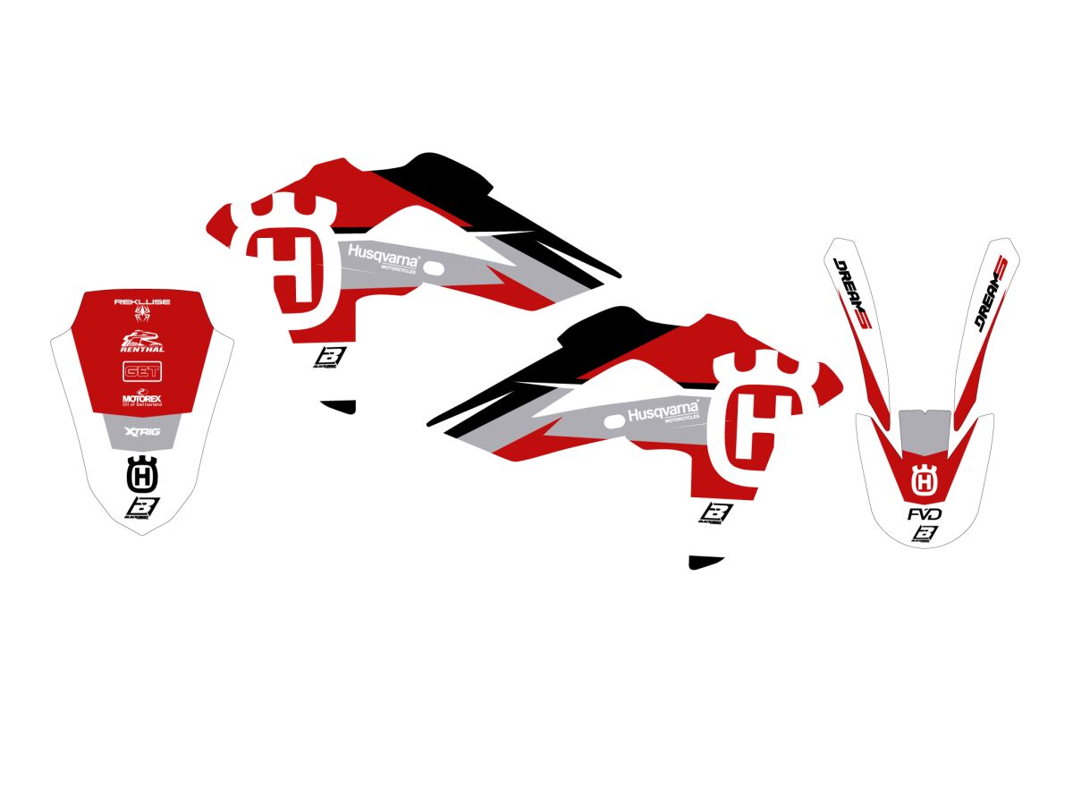 Dekorsett offroad til Husqvarna — Blackbird Racing 2608AB