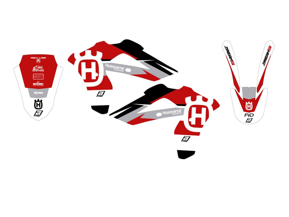 Dekorsett offroad til Husqvarna — Blackbird Racing 2609AB/01