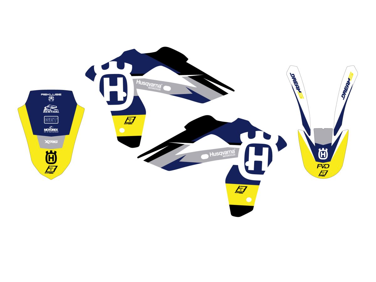Dekorsett offroad til Husqvarna — Blackbird Racing 2609AB/02