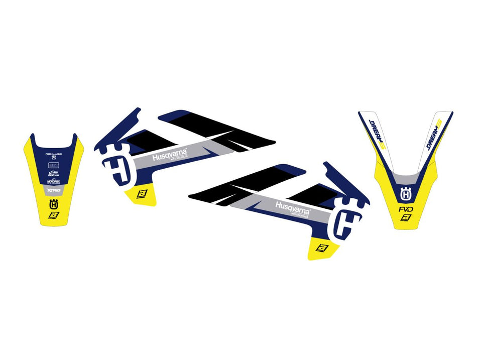 Dekorsett offroad til Husqvarna — Blackbird Racing 2612AB
