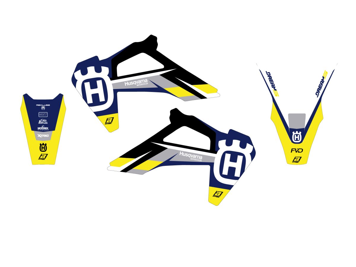 Dekorsett offroad til Husqvarna — Blackbird Racing 2615AB