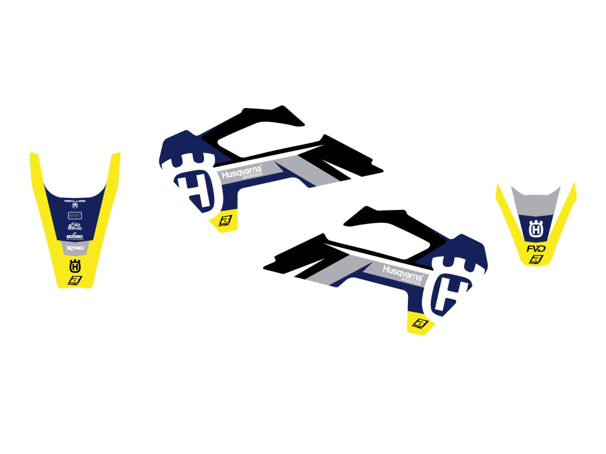 Dekorsett offroad til Husqvarna — Blackbird Racing 2618AB