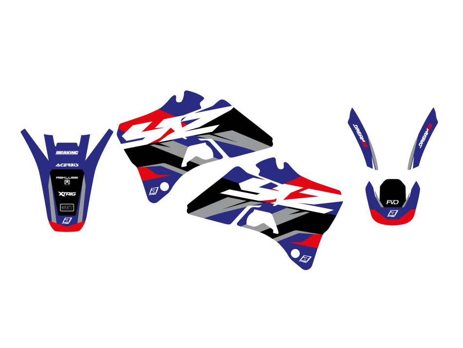 Dekorsett offroad til Yamaha YZ 125 — Blackbird Racing 2233AB