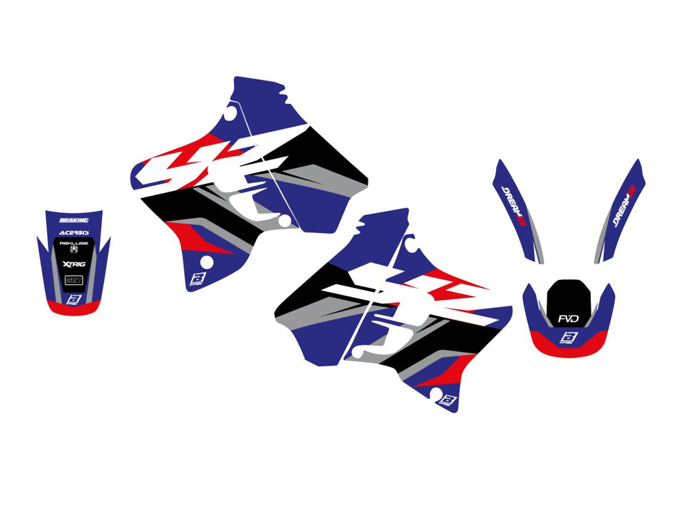 Dekorsett offroad til Yamaha YZ 125 — Blackbird Racing 2236AB