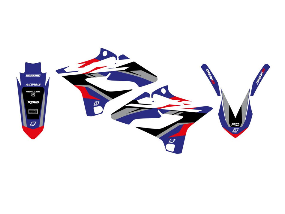 Dekorsett offroad til Yamaha — Blackbird Racing 2244AB
