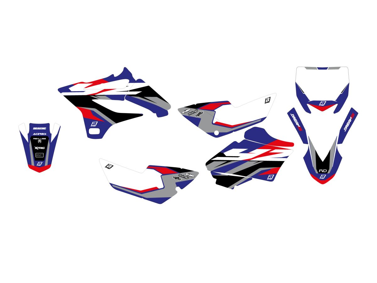Dekorsett offroad til Yamaha YZ 85 LW — Blackbird Racing 2245AB
