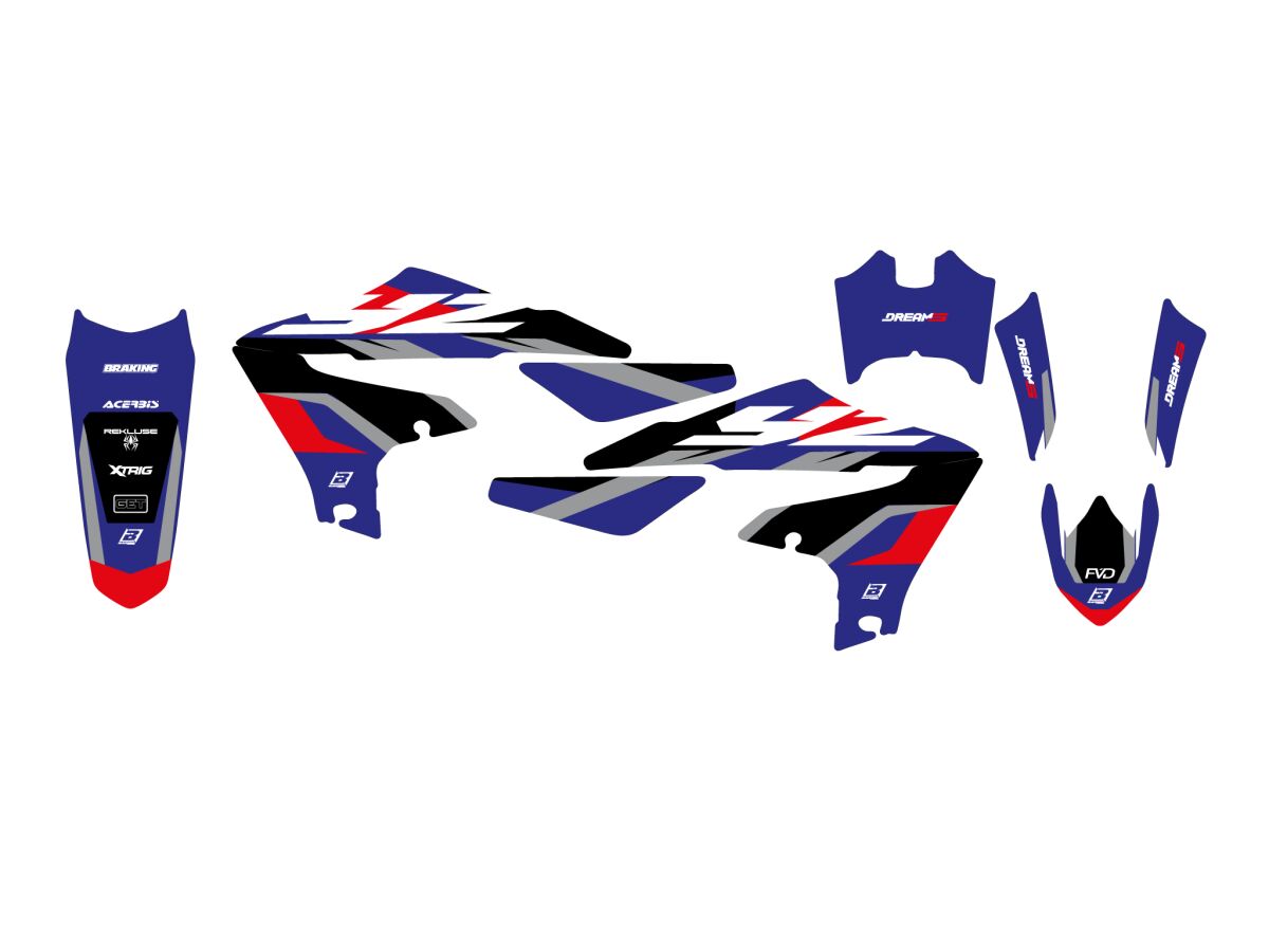Dekorsett offroad til Yamaha — Blackbird Racing 2247AB