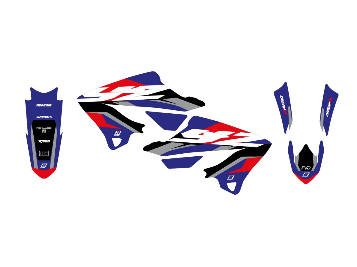 Dekorsett offroad til Yamaha — Blackbird Racing 2250AB