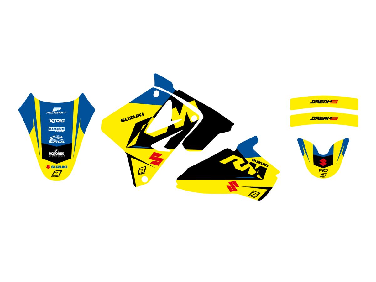 Dekorsett offroad til Suzuki RM 85 — Blackbird Racing 2307AB