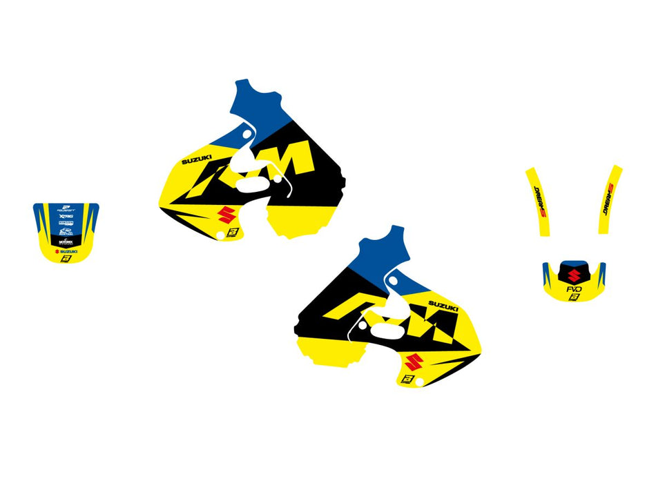 Dekorsett offroad til Suzuki RM 125 — Blackbird Racing 2310AB