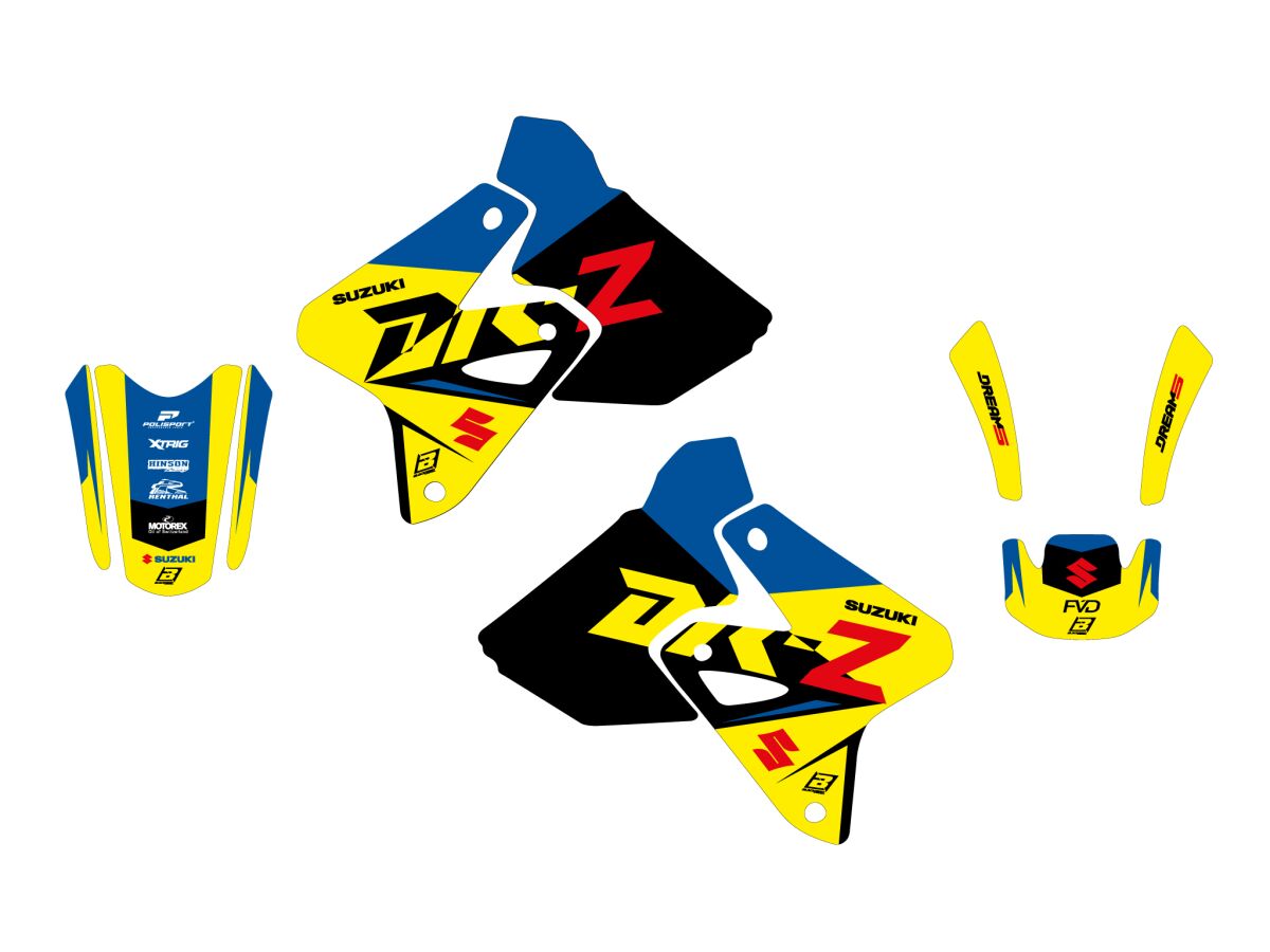 Dekorsett offroad til Suzuki — Blackbird Racing 2312AB