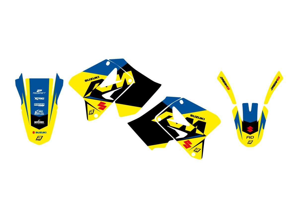 Dekorsett offroad til Suzuki — Blackbird Racing 2318AB