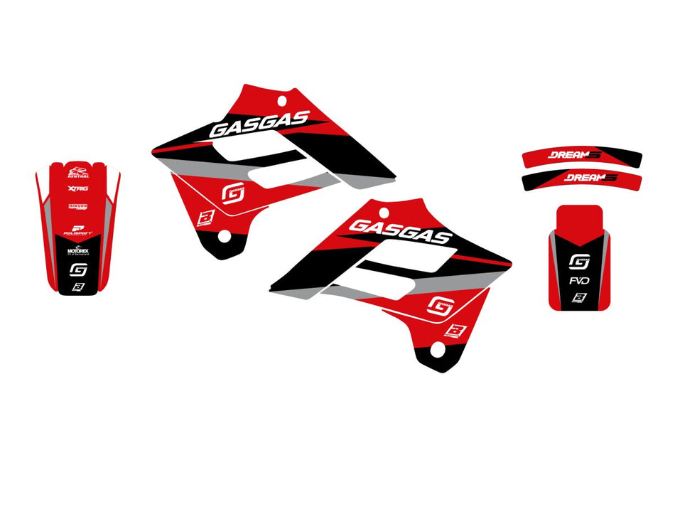 Dekorsett offroad til GasGas FSE 450 I.E. — Blackbird Racing 2903AB/02