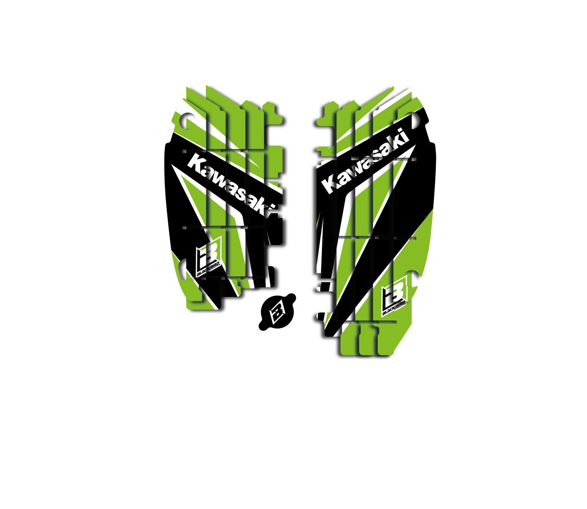 Klistremerker til Kawasaki KX 450 F — Blackbird Racing A401N
