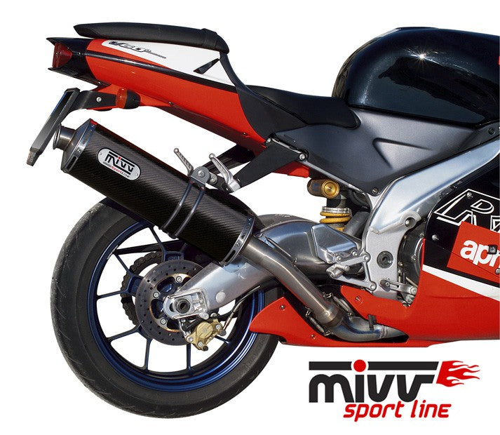MIVV Aprilia RSV 1000 98-03 oval carbon