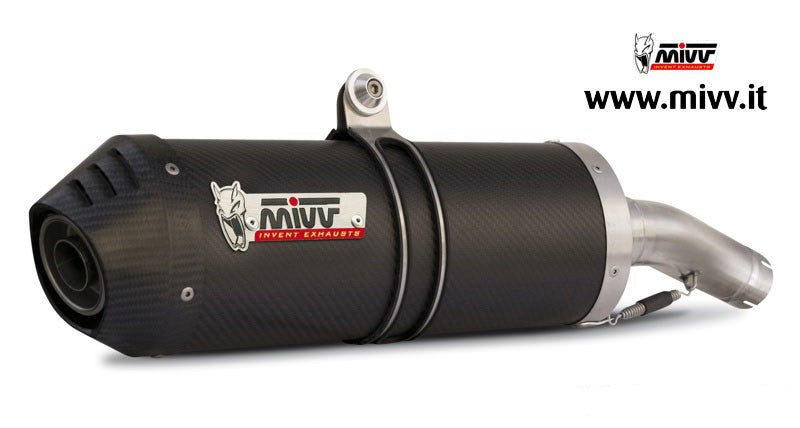 MIVV Aprilia RSV 1000 04-08 / tuono 06-10 oval carbon (C)