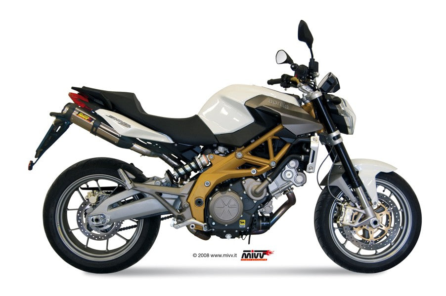 MIVV Aprilia shiver 750 08- suono inox (C)