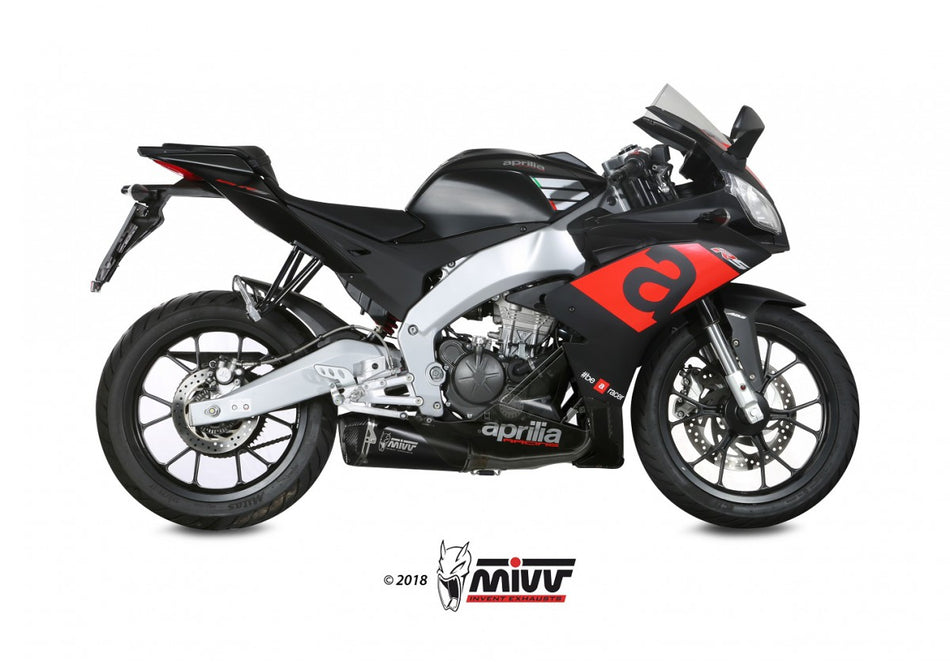 Slip-on Mivv Aprilia RS 125 (17-20) Delta Race Black