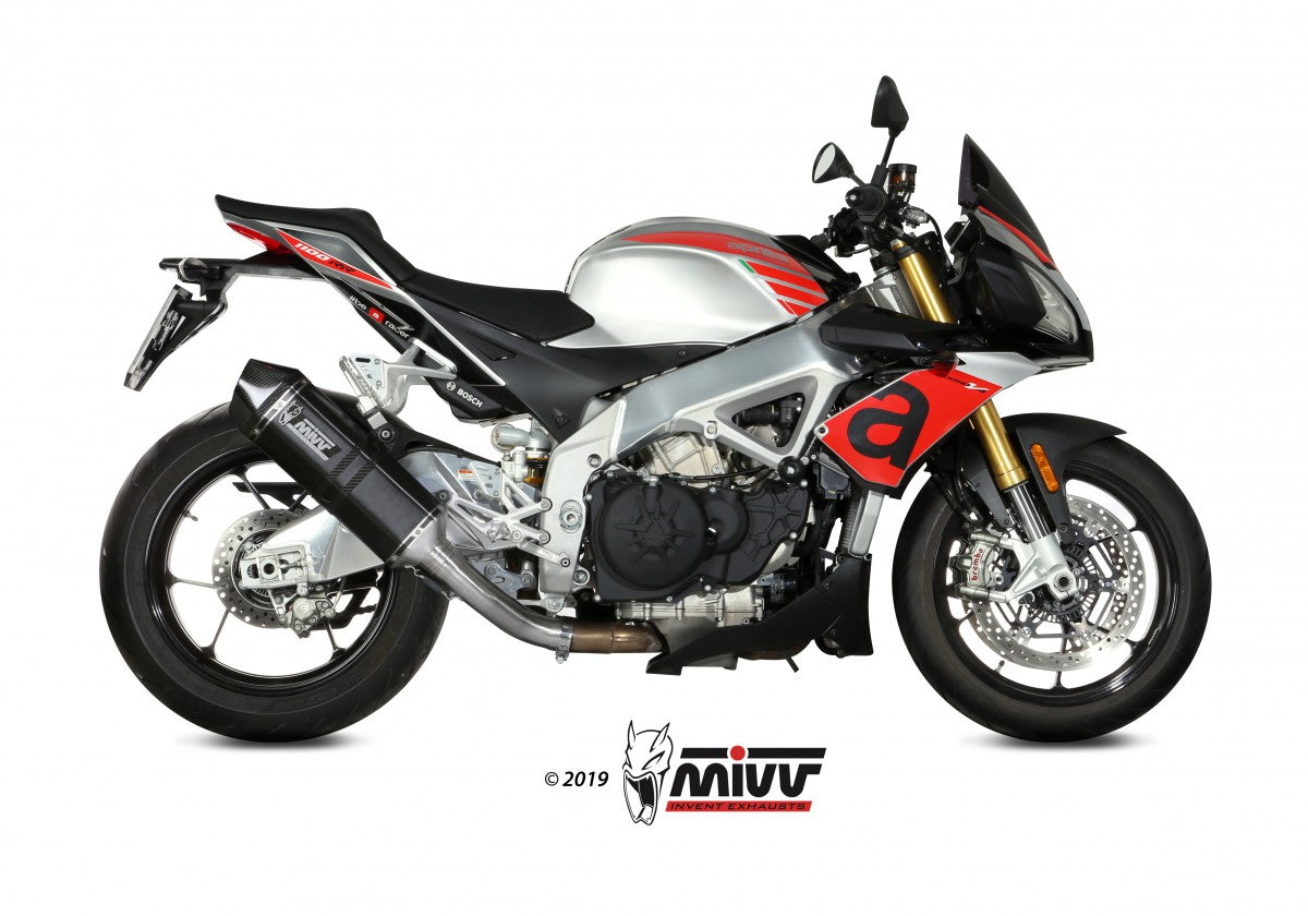 MIVV Aprilia tuono V4 1100 18-20 speed edge steel black