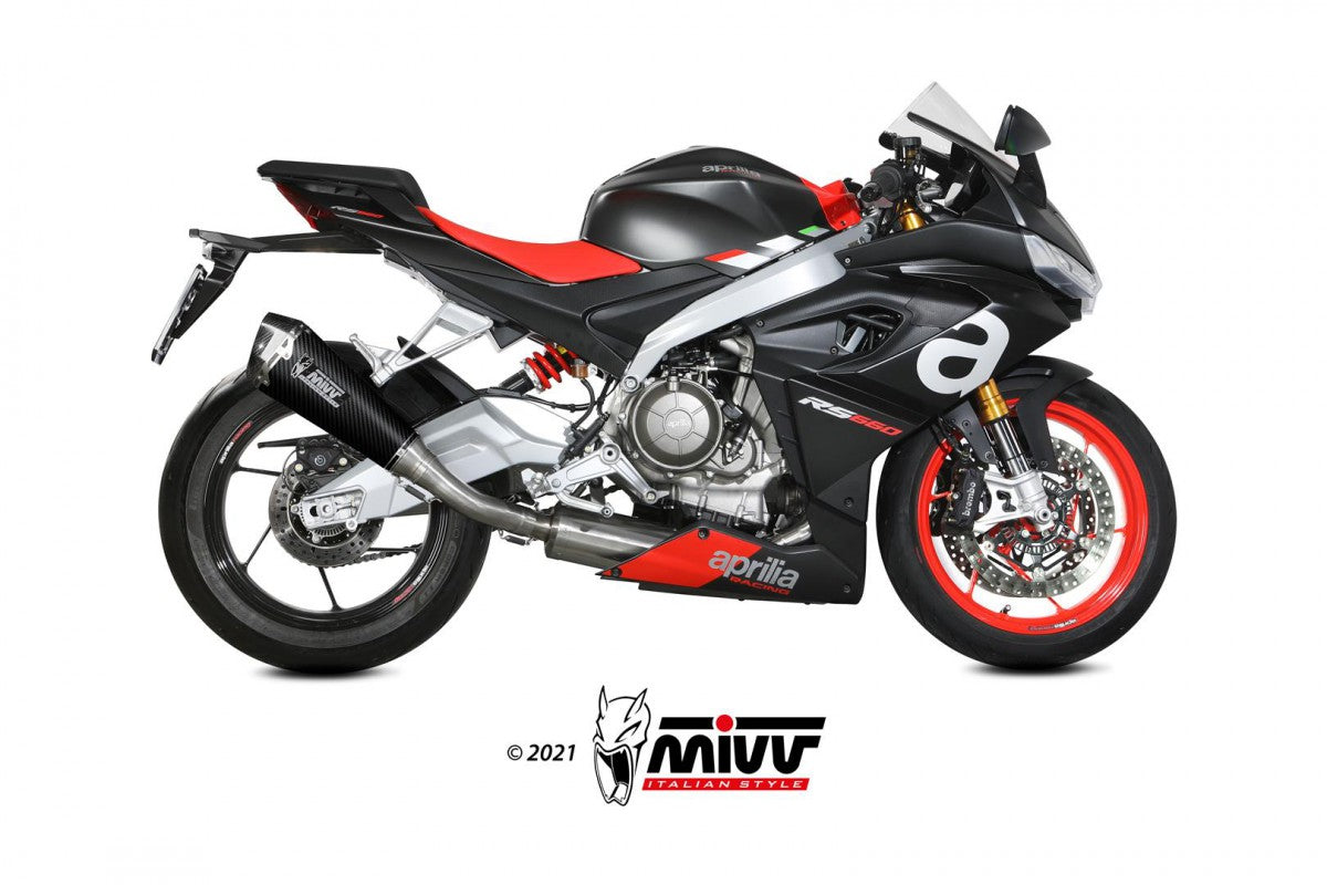 MIVV Aprilia rs/tuono 660 20- kompl 2x1 delta race carbon high