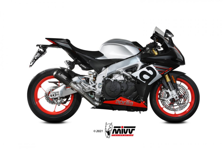Slip-on Mivv Aprilia RSV4 1100 17-20 MK-3 carbon
