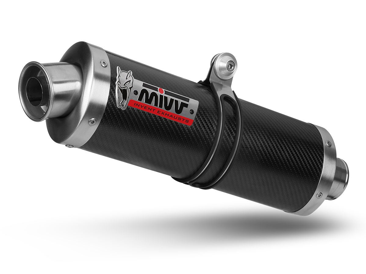 MIVV Kawasaki ZX-10 R 04-05 HØY oval carbon