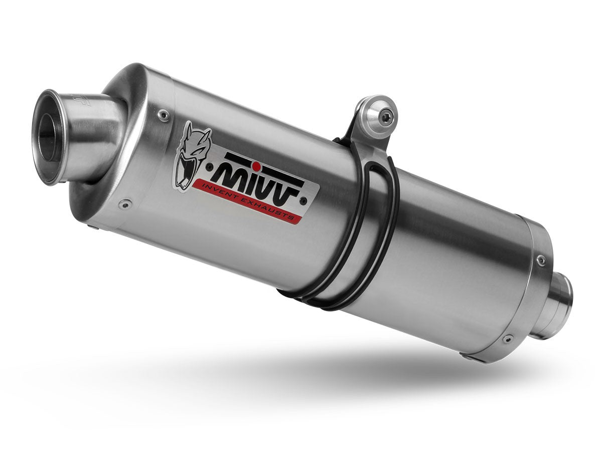 MIVV Kawasaki ZX-10 R 04-05 HØY oval inox