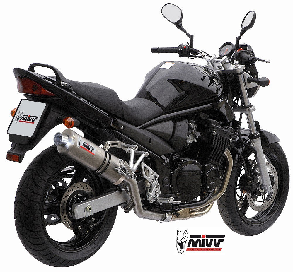 MIVV Suzuki GSF 650 bandit 05-06 oval inox