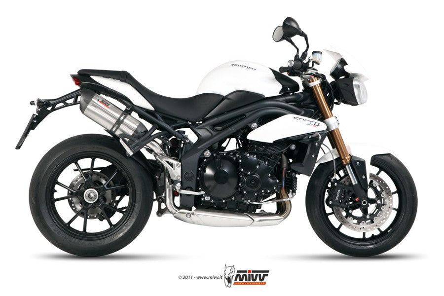 MIVV Triumph speed triple 11-15 suono inox (C)