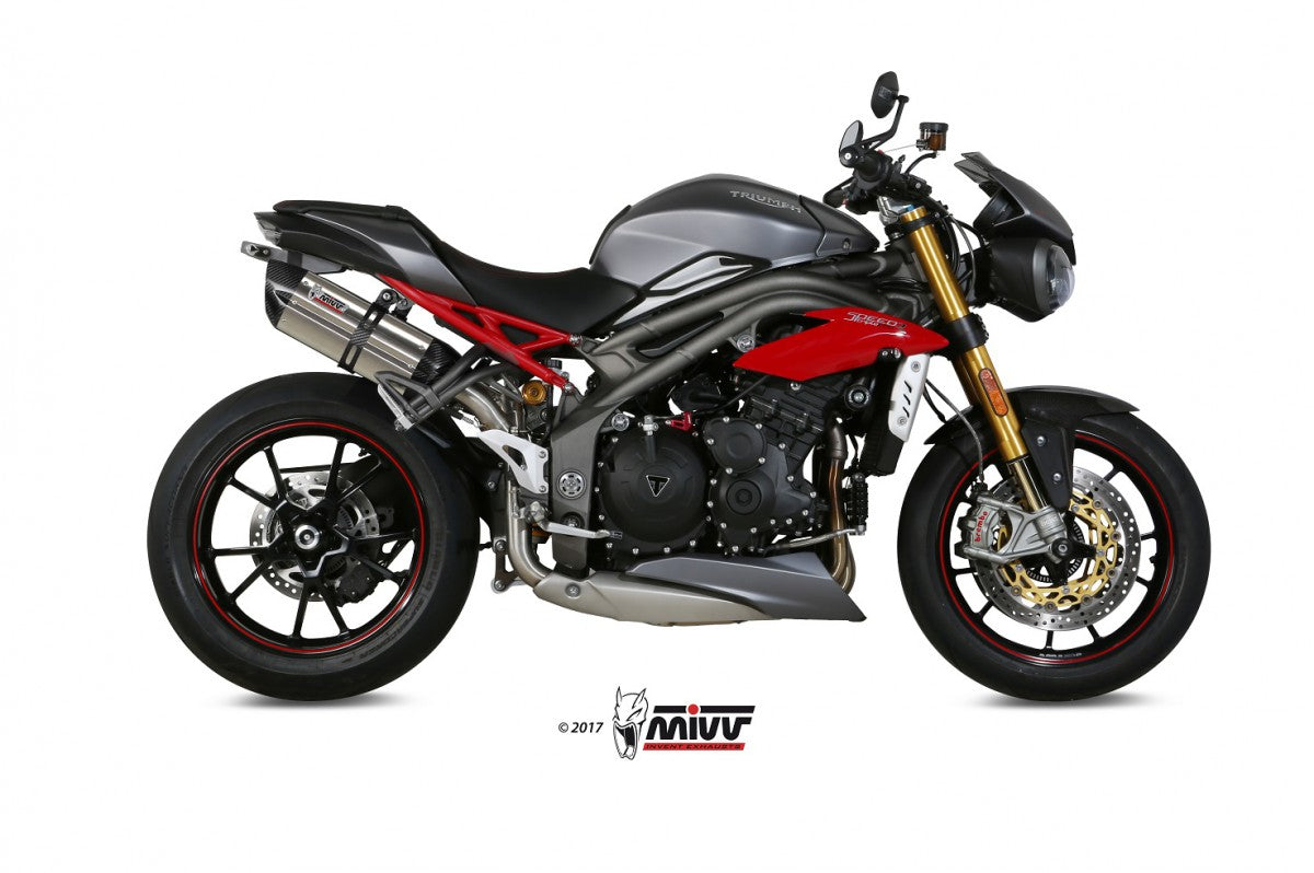 MIVV Triumph speed triple 16- suono inox