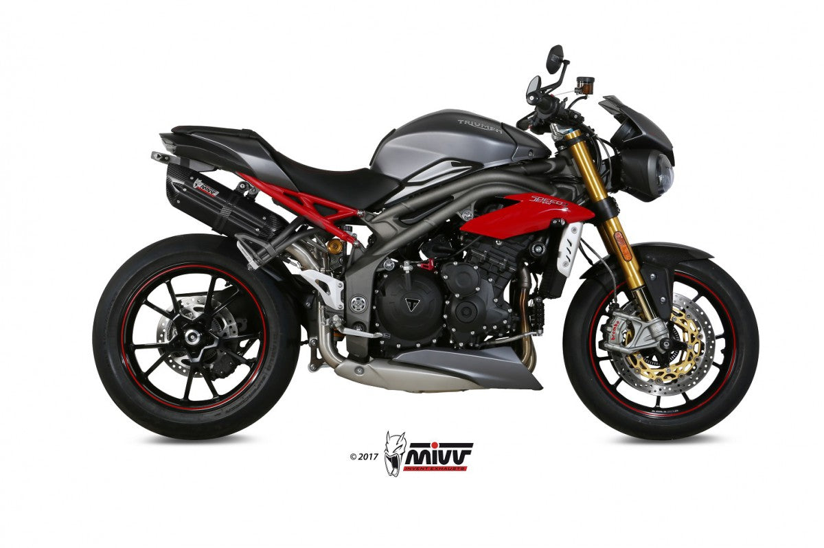 MIVV Triumph speed triple 16- suono steel black