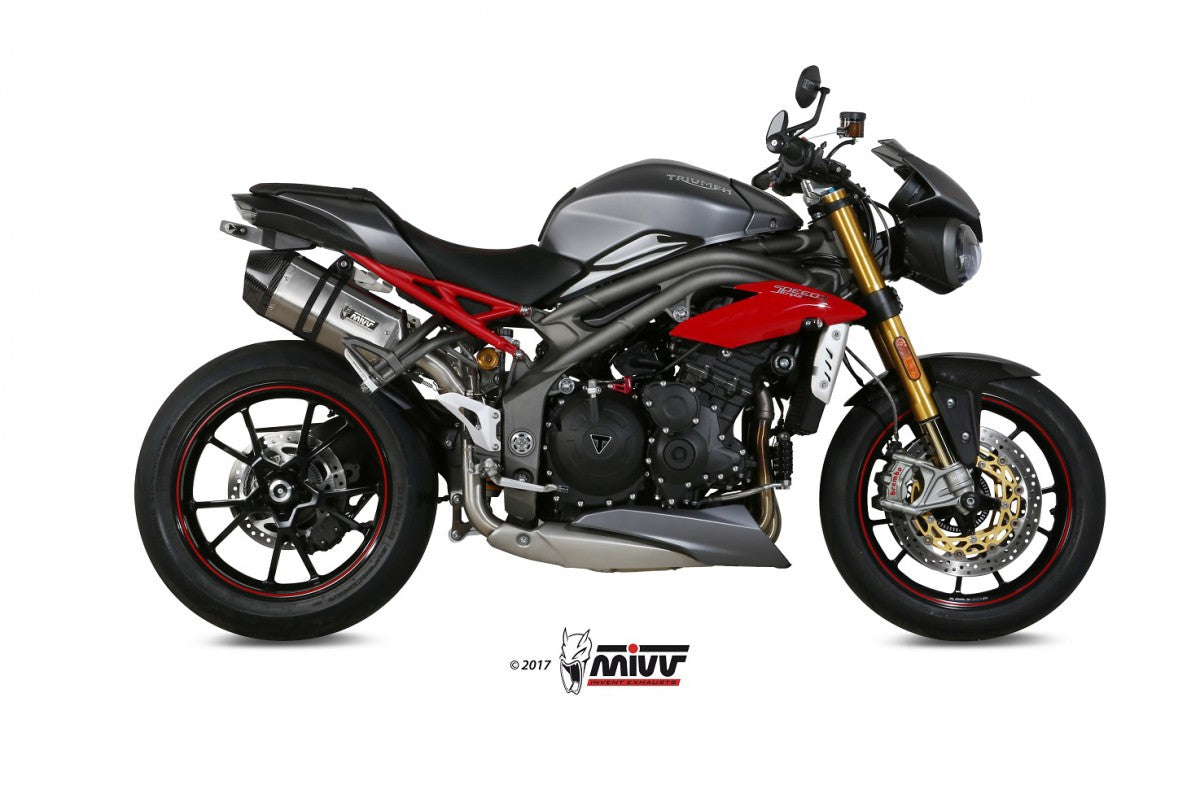 MIVV Triumph speed triple 16- speed edge inox