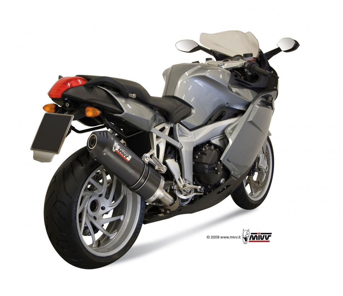 MIVV BMW K 1200 R / S / GT 05- oval carbon (C)