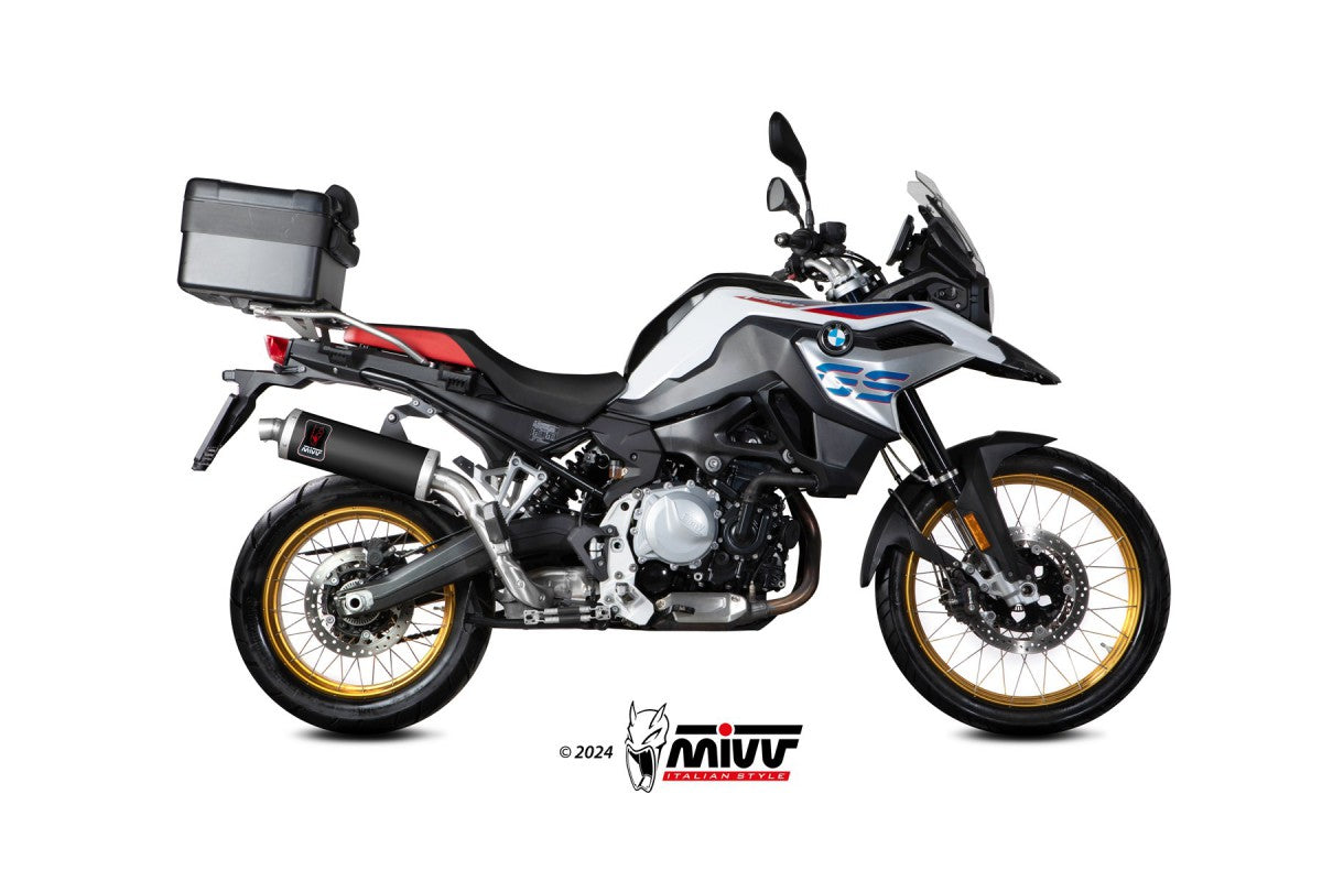 Slip-on Mivv BMW F 850/750 GS 18- dakar steel black