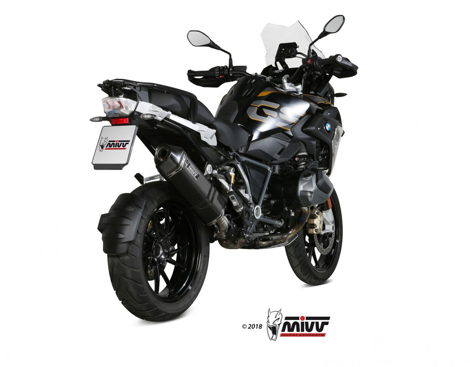 Slip-on Mivv BMW R 1250 gs/adventure 18- speed edge steel black