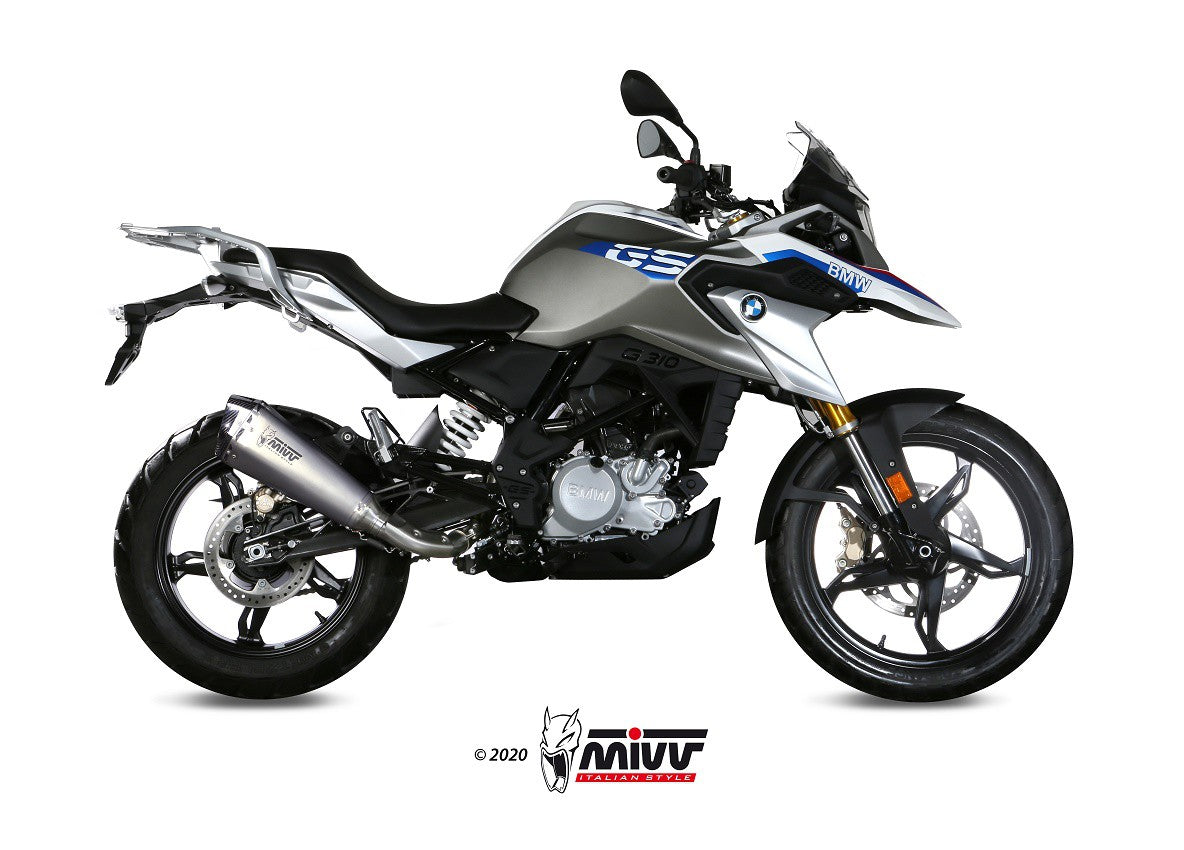 Slip-on Mivv BMW G 310GS delta race inox