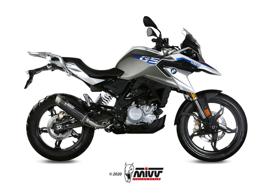 Slip-on Mivv BMW G 310GS GP PRO steel black