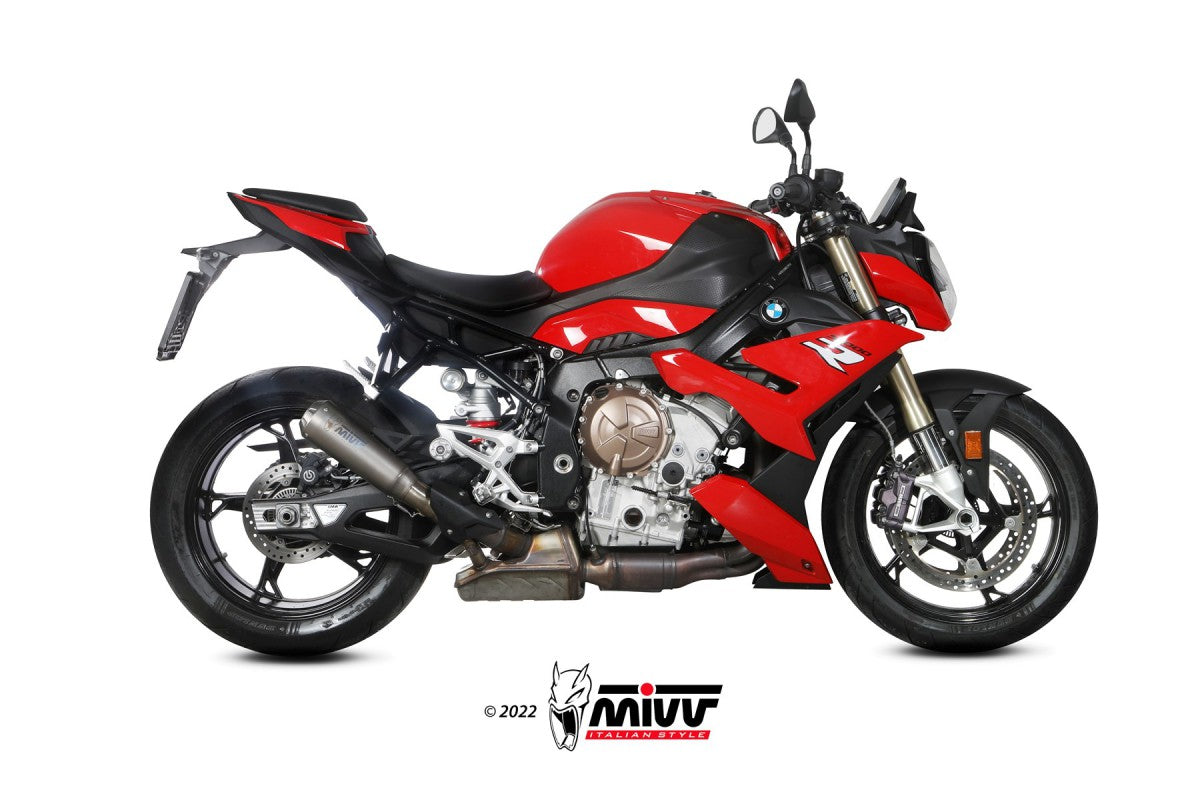 Slip-on Mivv BMW S 1000R 21- X-M1 titan